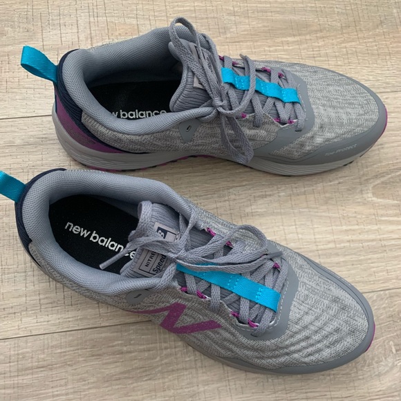 Women’s New balance size 9.5 gray/blue/purple - Picture 1 of 7